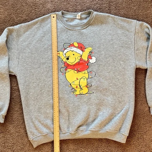 Gray Winnie the Pooh Holiday Sweater - Picture 5 of 5